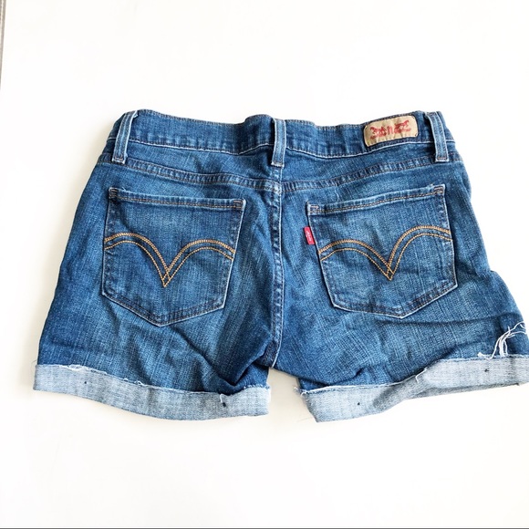 Levi’s 524 super low stretch cut off shorts - Picture 4 of 6